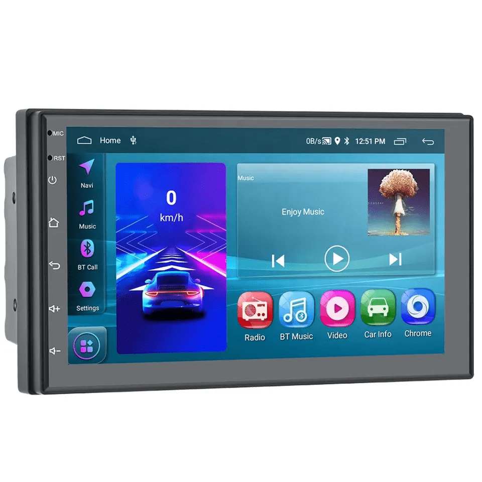 Reproductor Android 7Inch 0 🚀🖥️Radio Android 7" Amoled HD 1080p: 2GB+64GB, QuadCore 🚀
