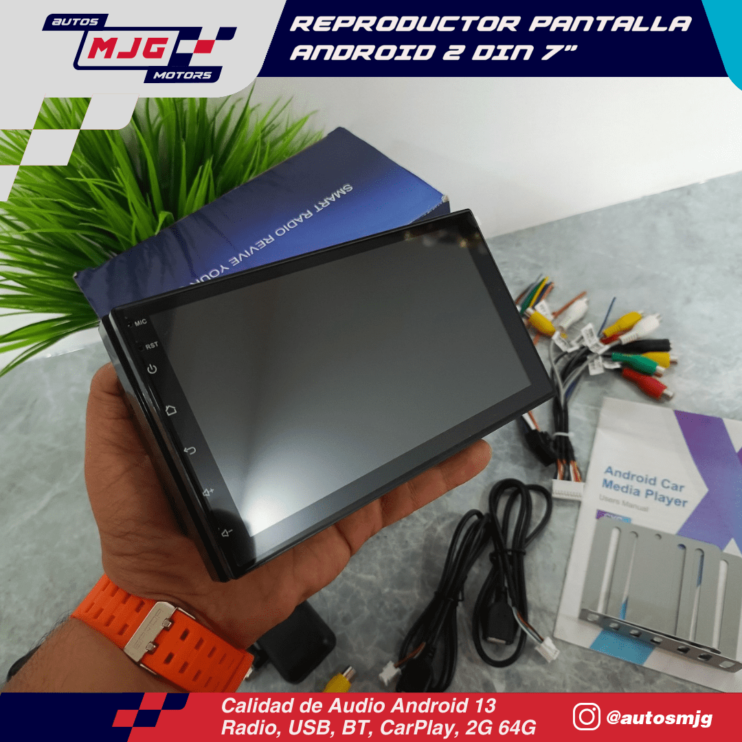 Reproductor Android 7_ 4 🚀🖥️Radio Android 7" Amoled HD 1080p: 2GB+64GB, QuadCore 🚀 - Imagen 4